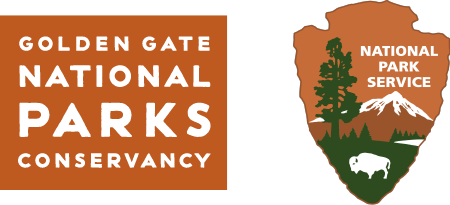 Golden Gate National Parks Conservancy and National Park Service logos