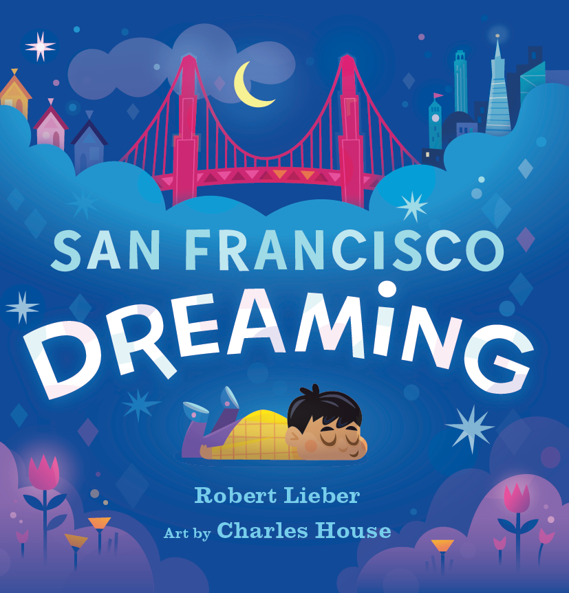 Book cover of 'San Francisco Dreaming' with a city skyline and bridge illustration.