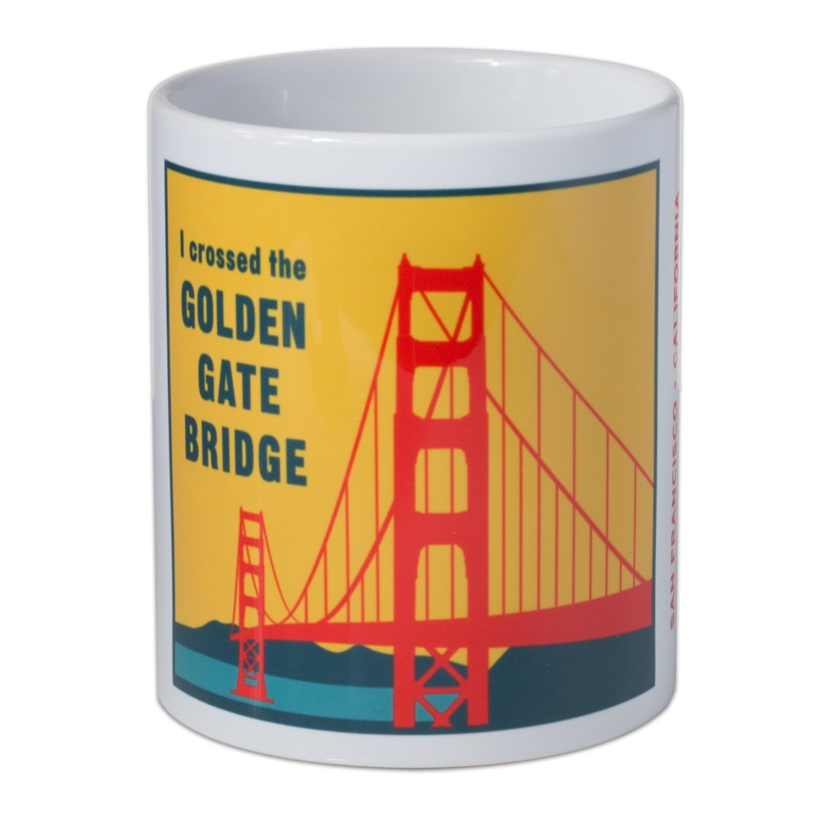 San Francisco Stackable Espresso Mugs Golden Gate Bridge Stackable