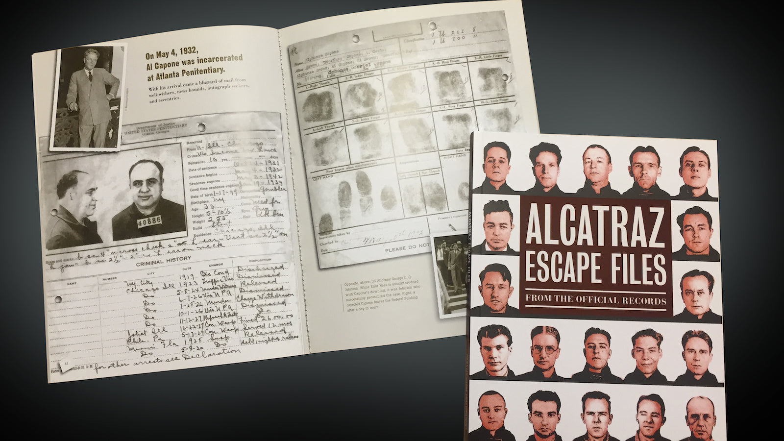 Alcatraz Escape Files book by the Golden Gate National Parks Conservancy.