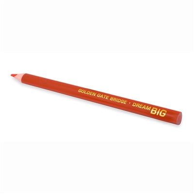 Golden Gate Bridge jumbo pencil, orange