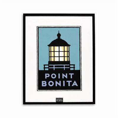 Framed Giclée Poster - Point Bonita
