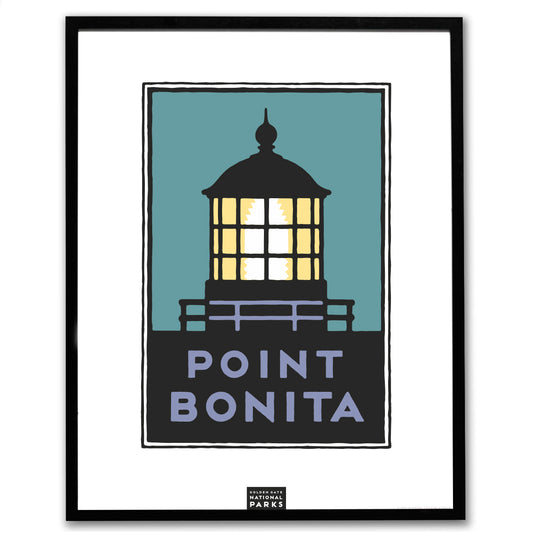 Framed Giclée Poster - Point Bonita
