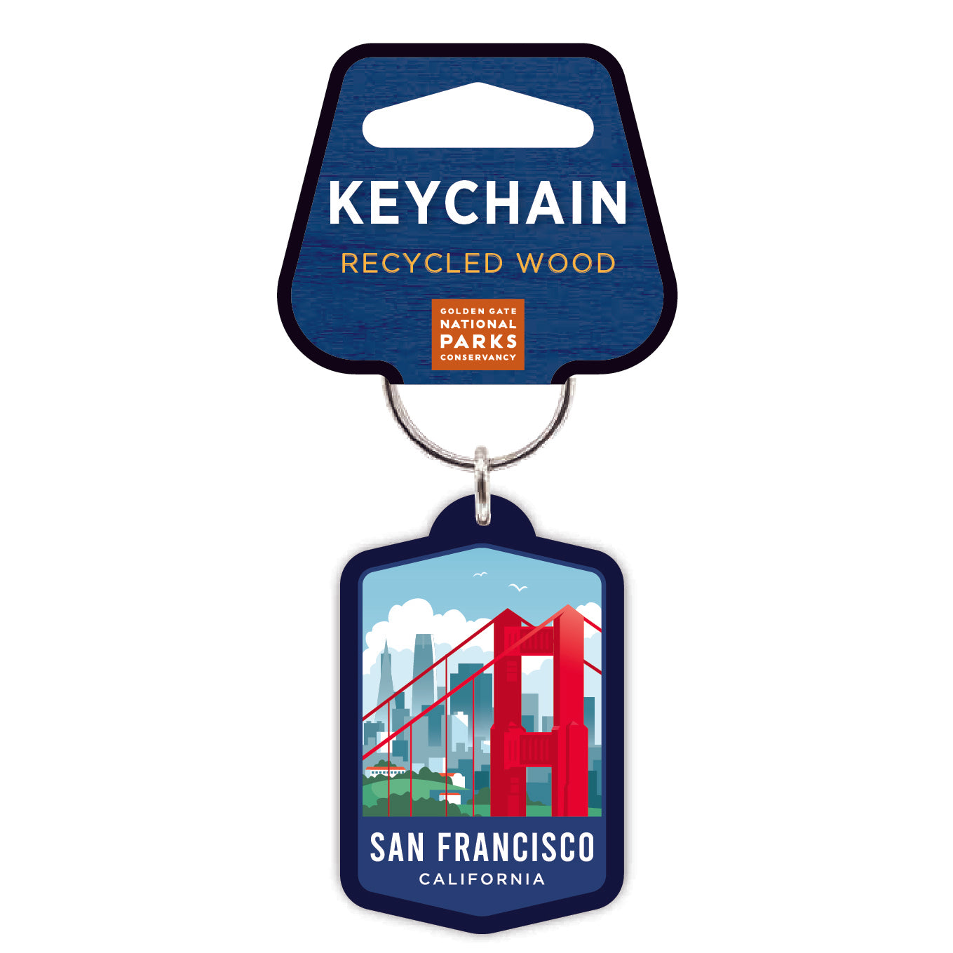 Keychain - San Francisco Golden Gate Bridge