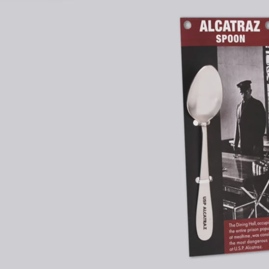 Video about Alcatraz replica inmate spoon by Golden Gate National Parks Conservancy