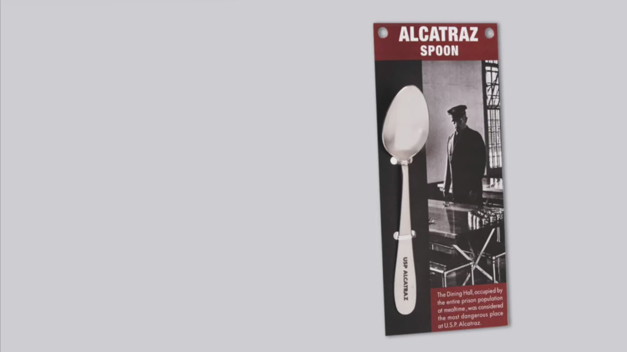 Video about Alcatraz replica inmate spoon by Golden Gate National Parks Conservancy