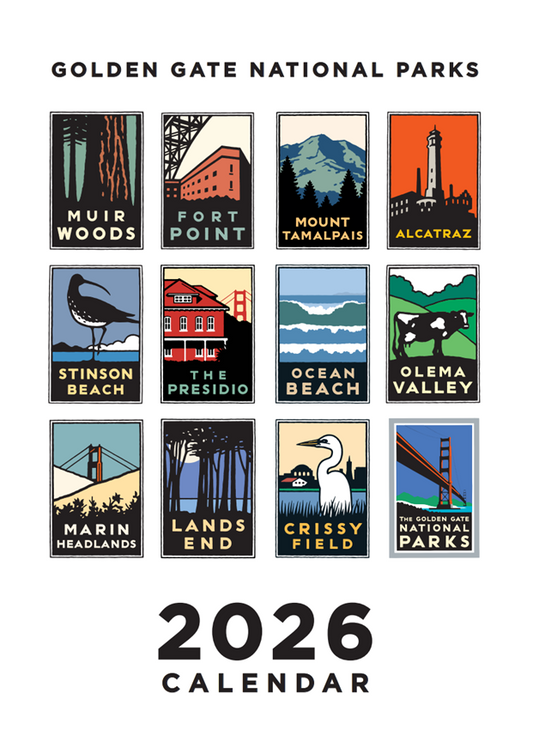 2026 Calendar - Golden Gate National Parks