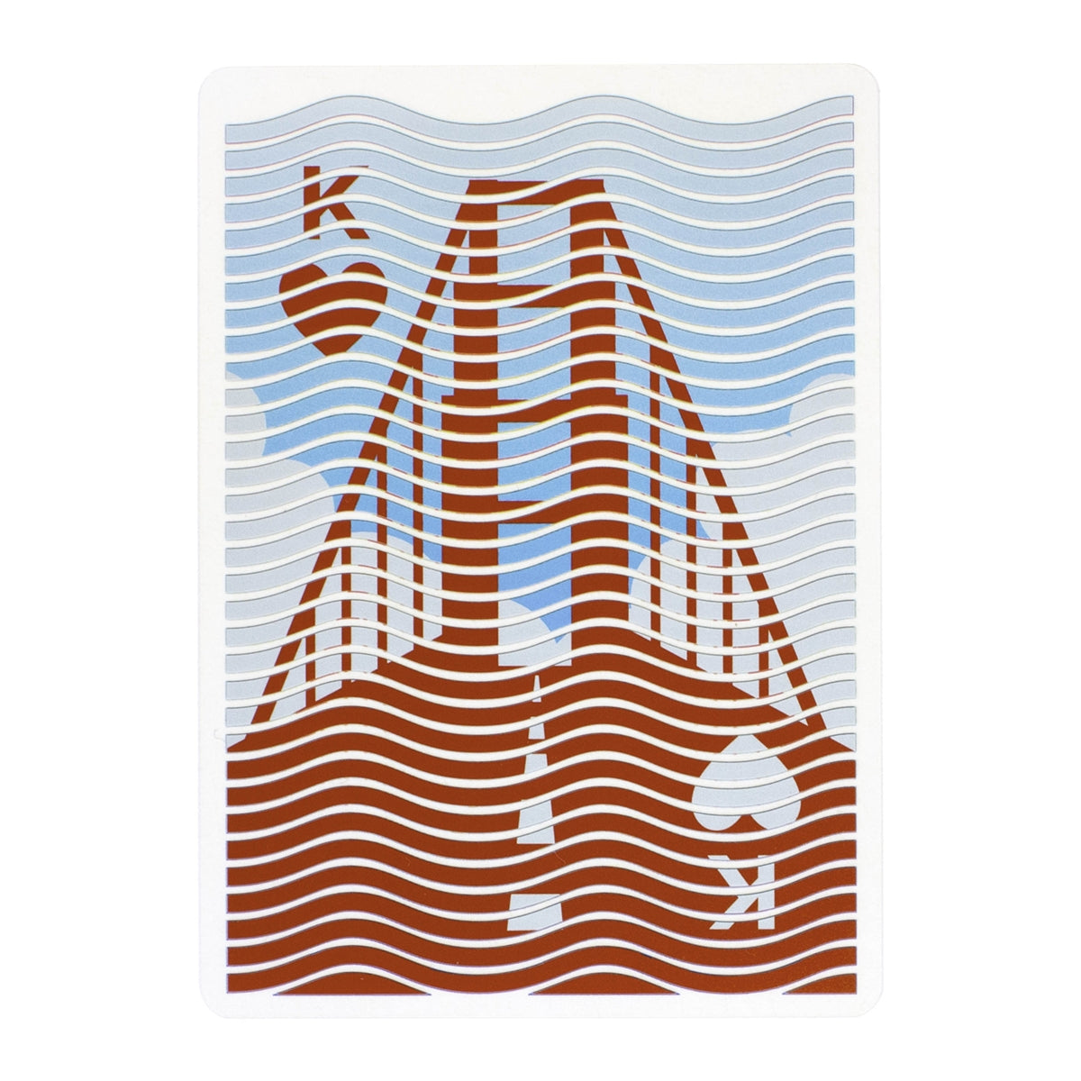 Colorful San Francisco Fog City playing cards with disappearing city landmarks.