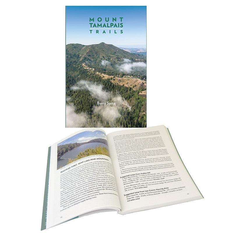 Mount Tamalpais Trails book by Barry Spitz, published by Golden Gate National Parks Conservancy.
