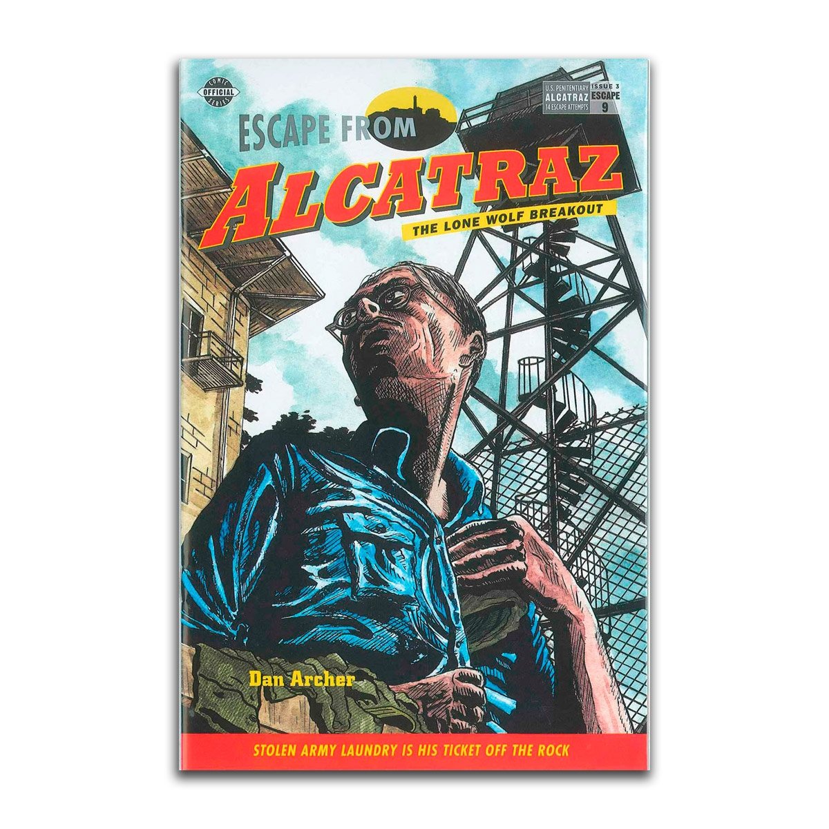 Escape from Alcatraz: The Lone Wolf Breakout comic book, story of 1945 John Giles escape attempt.