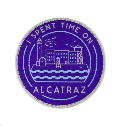 Multicolor embroidered Golden Gate National Parks Adventure Badge patch, I Spent time on Alcatraz design.
