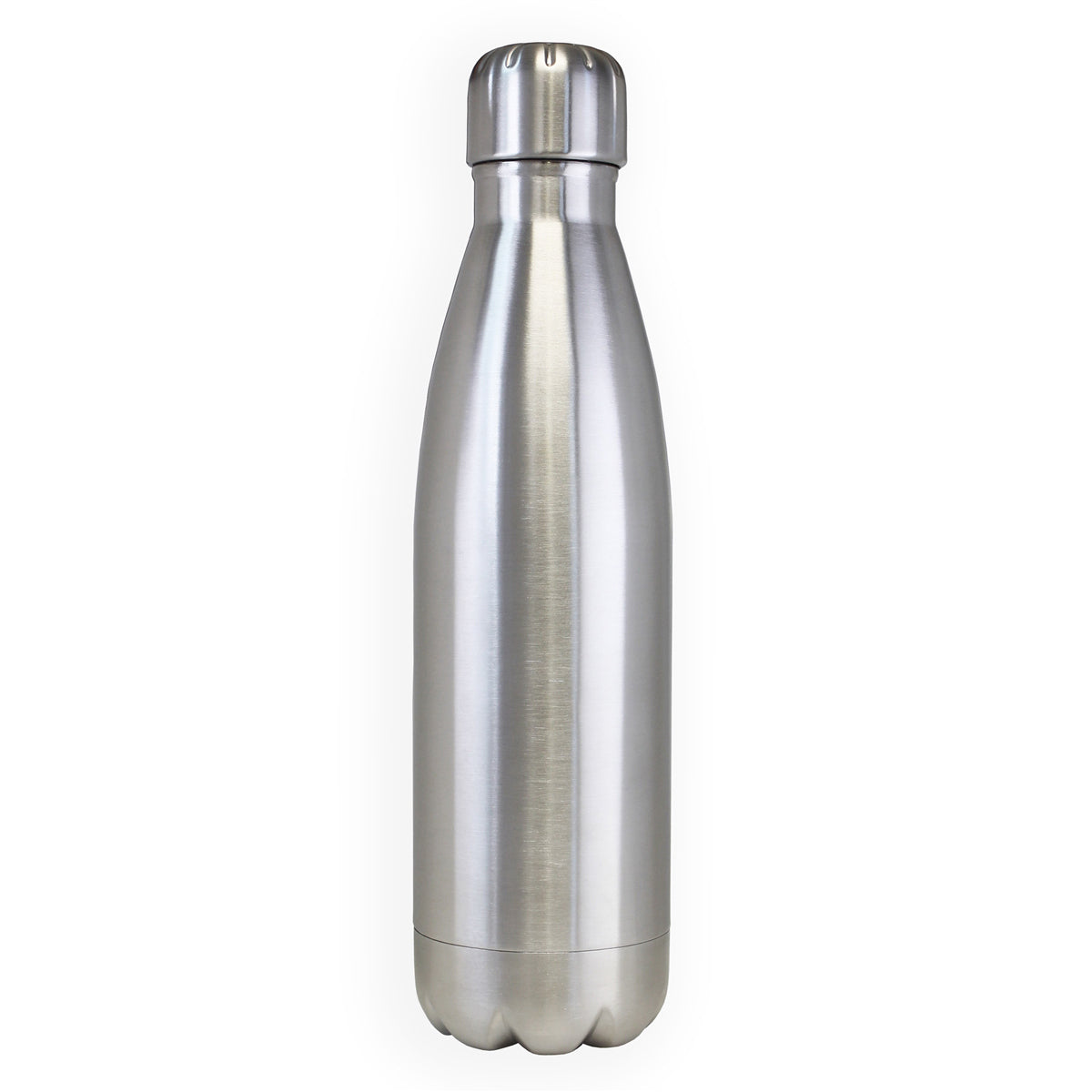 Black Metal Water Bottle - BPA Free Stainless Steel