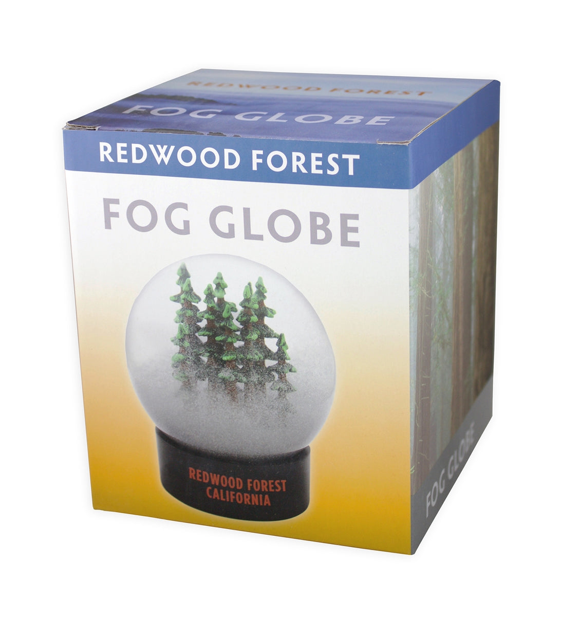 California Redwood Forest Fog Globe, designed and produced by the Golden Gate National Parks Conservancy.