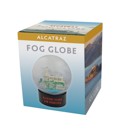 Alcatraz Fog Globe, designed and produced by the Golden Gate National Parks Conservancy.